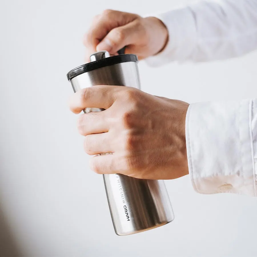 Ceramic Coffee Grinder Mini-Slim MSS PRO Stainless Steel.webp