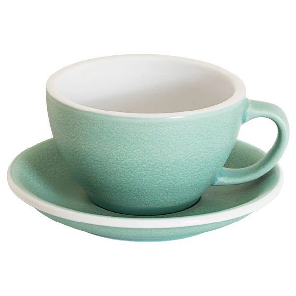 Becher Porzellan türkis