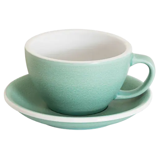 Becher Porzellan türkis